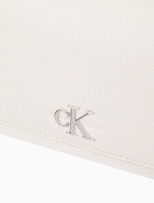 Flap Crossbody Bag With Chain, Chalk, hi-res