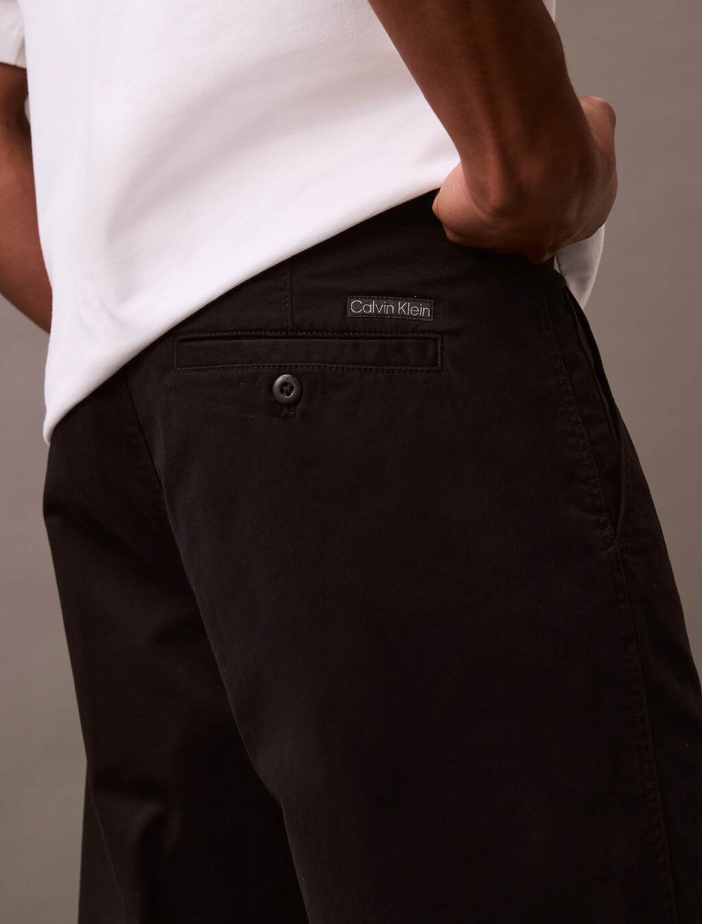 90s Straight Twill Chinos, Black, hi-res