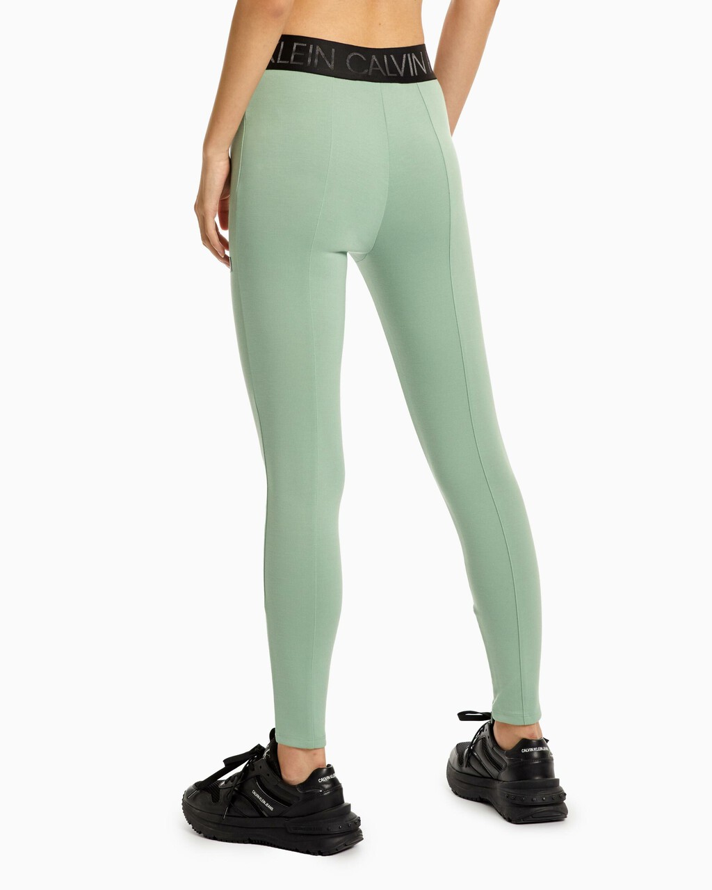 Athleisure Reflective Leggings, Dark Sea Green, hi-res