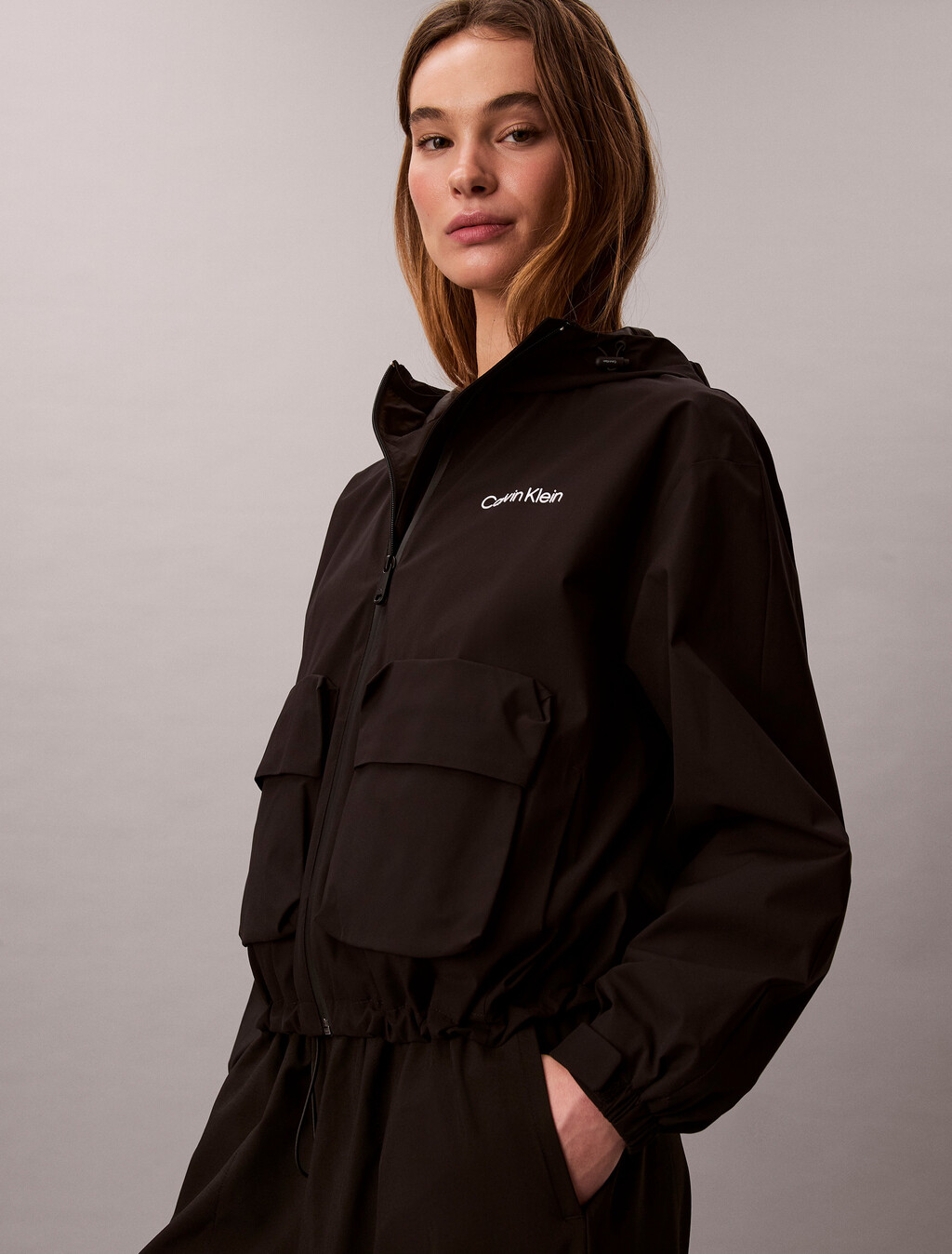 Tech Rain Jacket, Black, hi-res