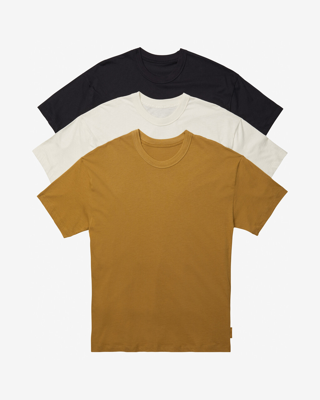 CK Standards 3 Pack Crew Neck Top, BLACK BEAUTY OLIVE BONE WHITE, hi-res