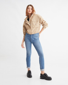ARCHIVAL NEUTRALS BIKER JACKET, Travertine, hi-res