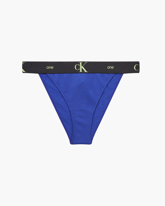 CK One Cotton High Leg Tanga