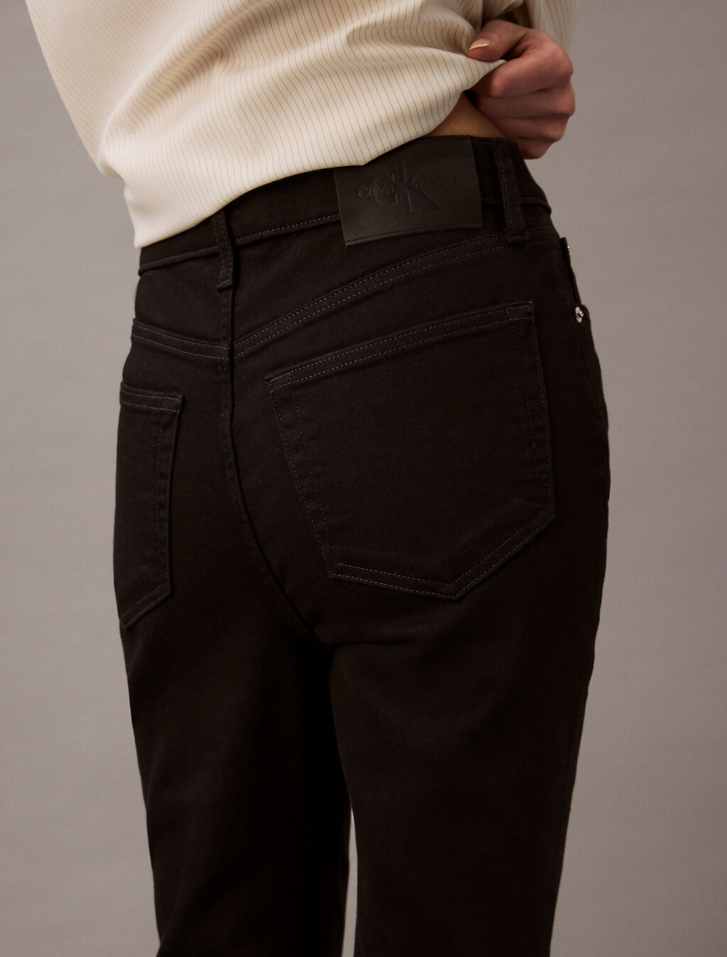 High Rise Bootcut Jeans, CK CLASSIC BLACK, hi-res