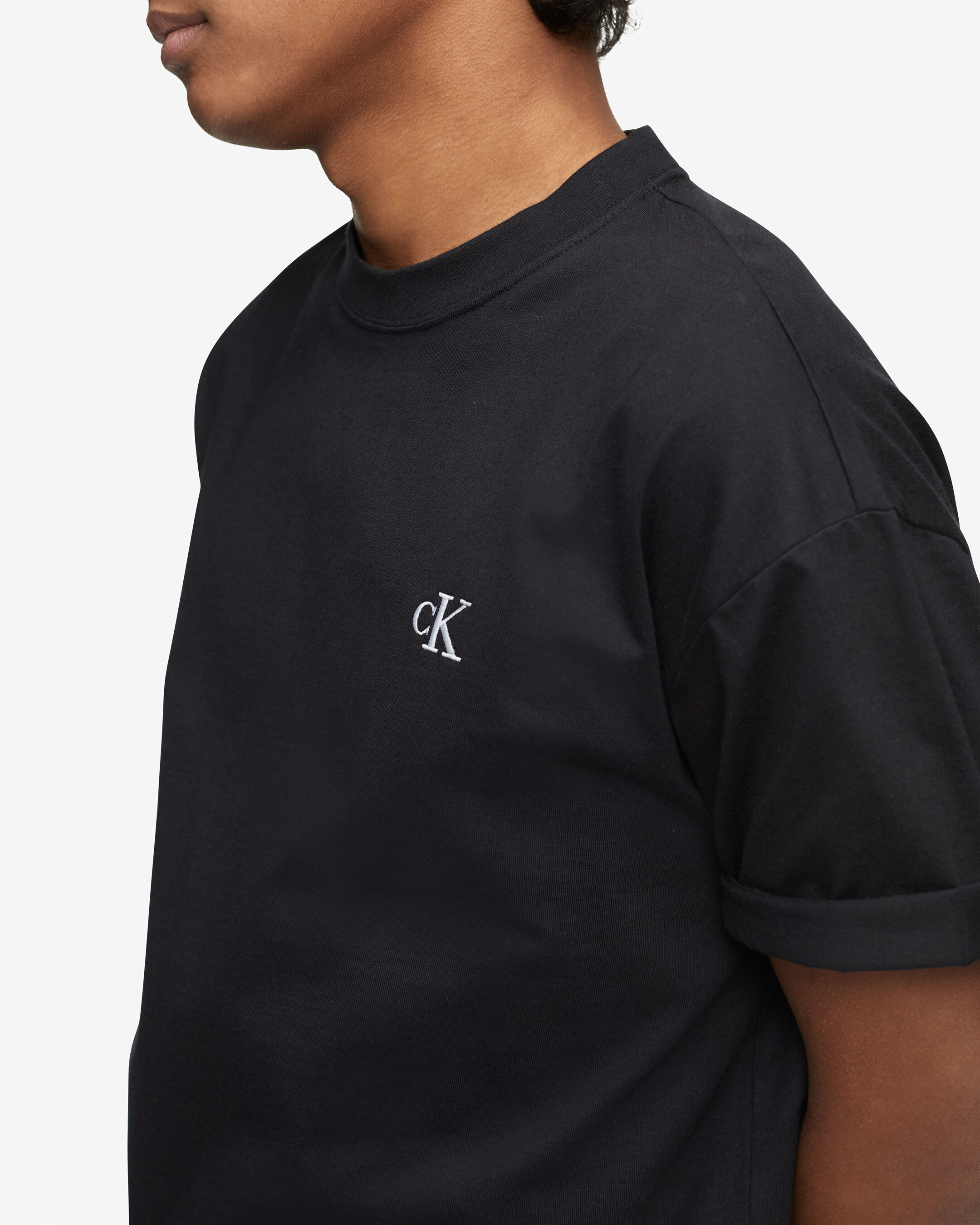 Calvin klein deep v neck t shirt mens sale