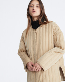 Quilted Liner Jacket, Travertine, hi-res