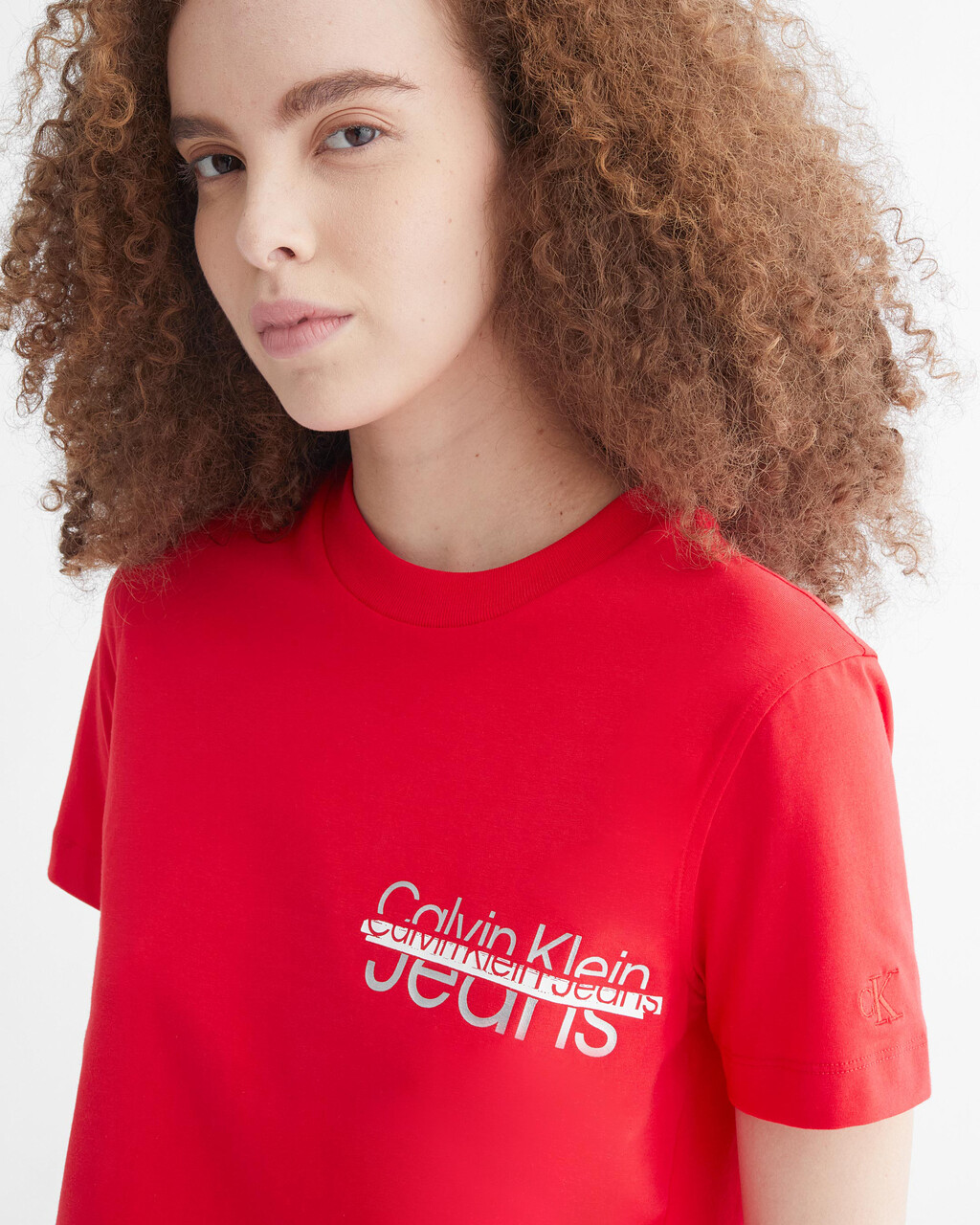 WINTER WHITES GRAPHIC LOGO TEE, CANDY APPLE, hi-res