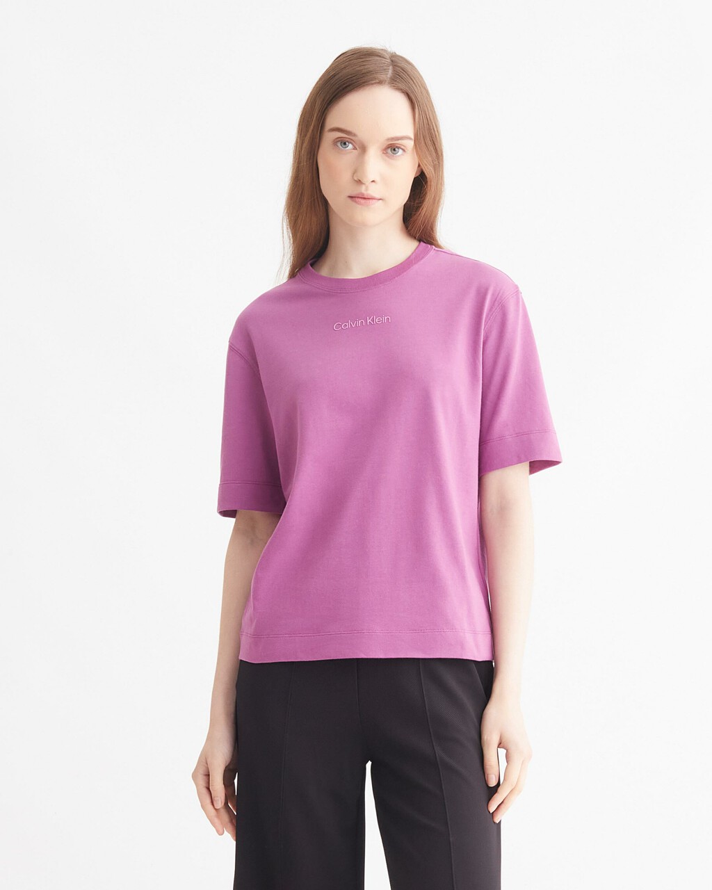 ESSENTIALS RELAXED TEE, AMETHYST, hi-res