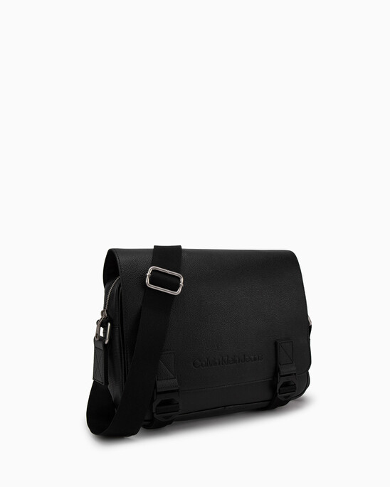 Micro Pebble Flap Camera Bag 29Cm