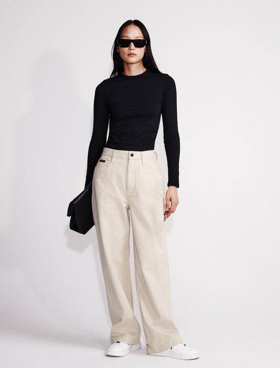 Wide Leg Cargo Pants
