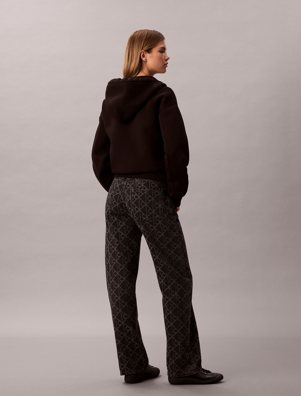 SGNTR 90s STRGHT BLCBLACK EMBLEM, BLACK EMBLEM, hi-res