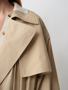 Mireille Trench Coat, Eucalyptus, hi-res