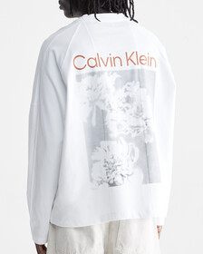 STANDARDS BLOOMS GRAPHIC LONG SLEEVE TEE, BRILLIANT WHITE, hi-res