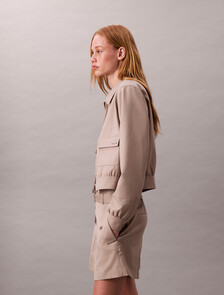 Herringbone Utility Belted Short, Light Hay, hi-res