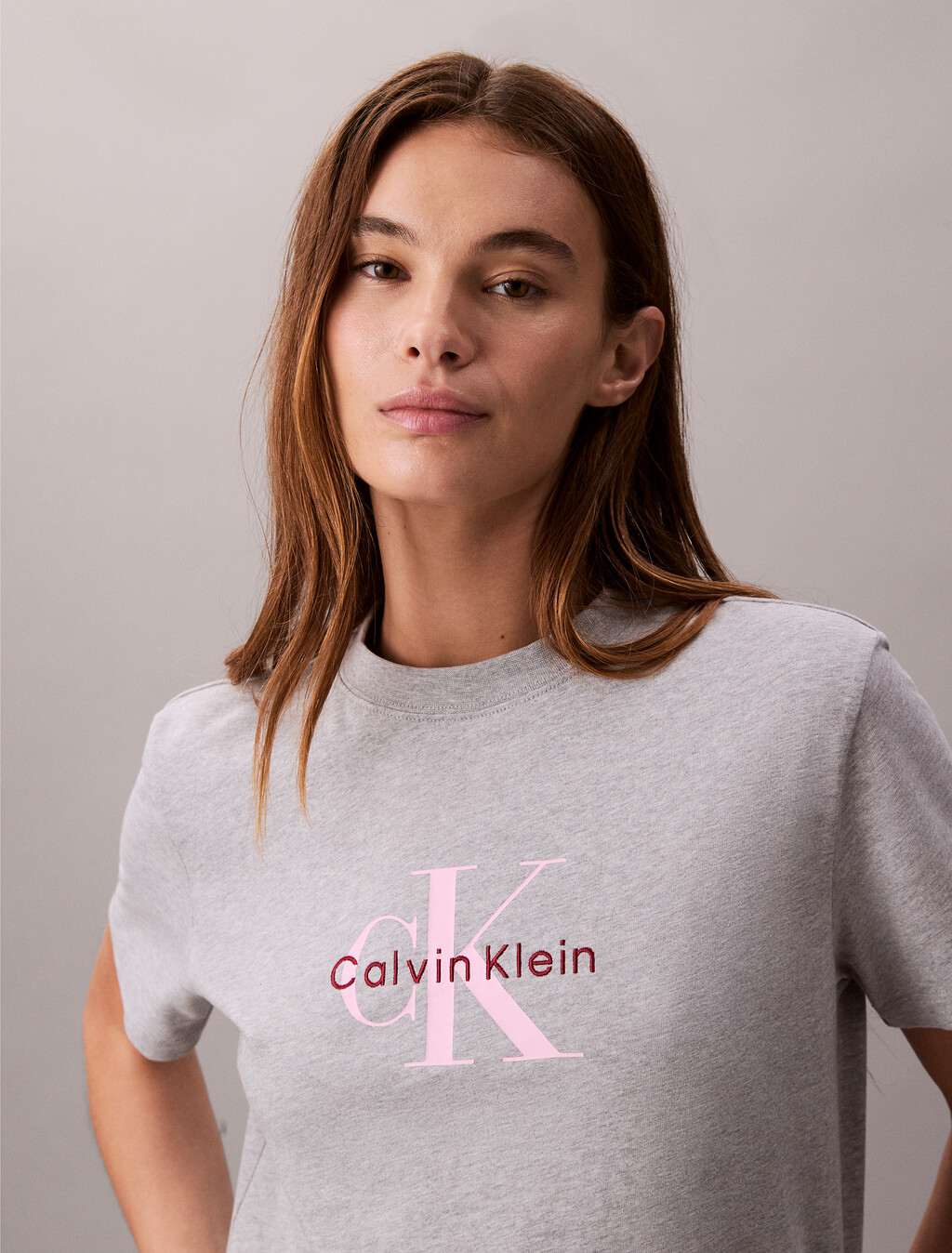 Monogram T-shirt, Heroic Grey Heather, hi-res