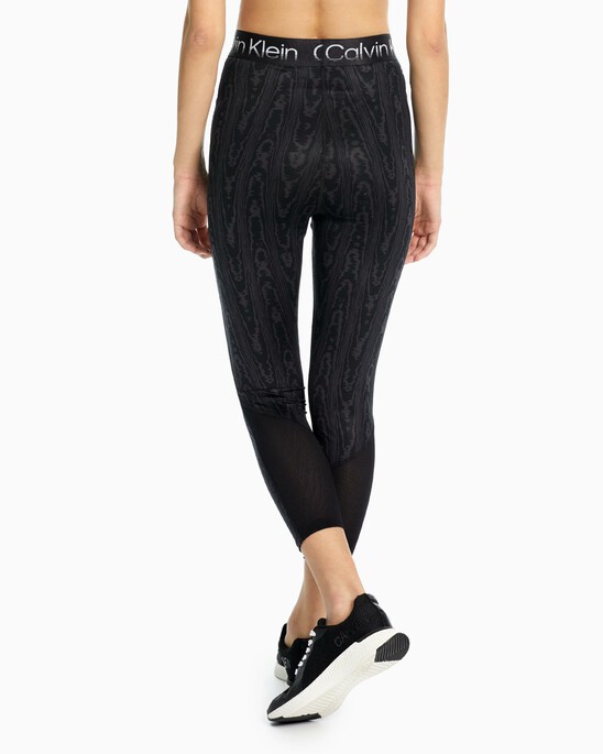 Moiré Cropped Leggings