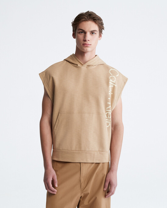 KHAKIS SLEEVELESS HOODIE
