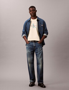 Monogram T-shirt, Waxy Yellow, hi-res