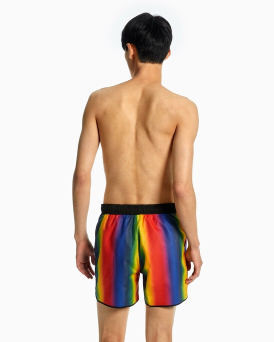 CK One Runner Print Medium Shorts