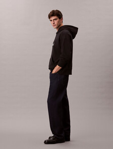 Standard Logo Premium Terry Hoodie, Black, hi-res