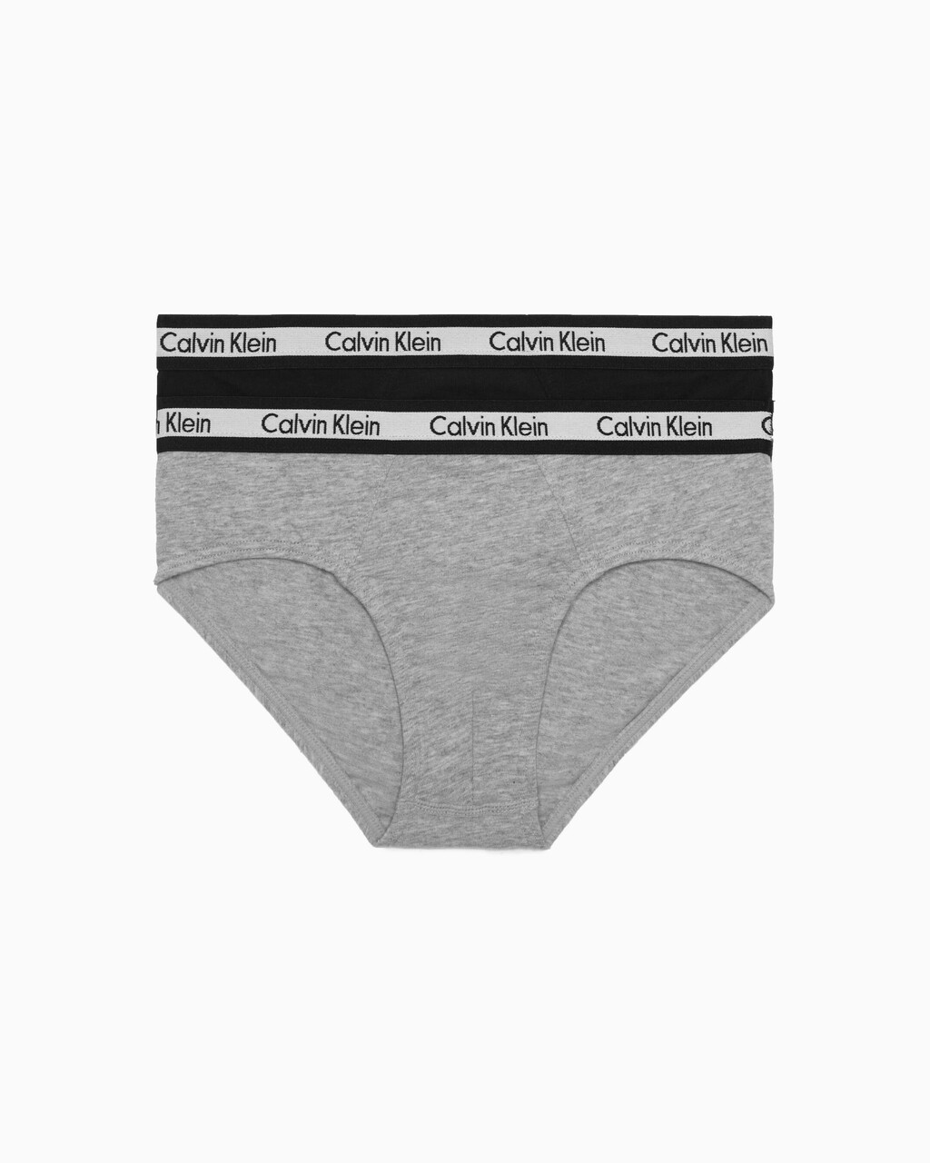 Boys 2 Pack Modern Cotton Briefs, Greyheather/Pvhblack, hi-res