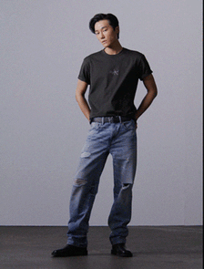 Jung Kook for Calvin Klein Monologo T-Shirt, Peat, hi-res