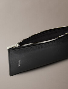 Foil Embossed Logo Phone Crossbody Bag, Black, hi-res
