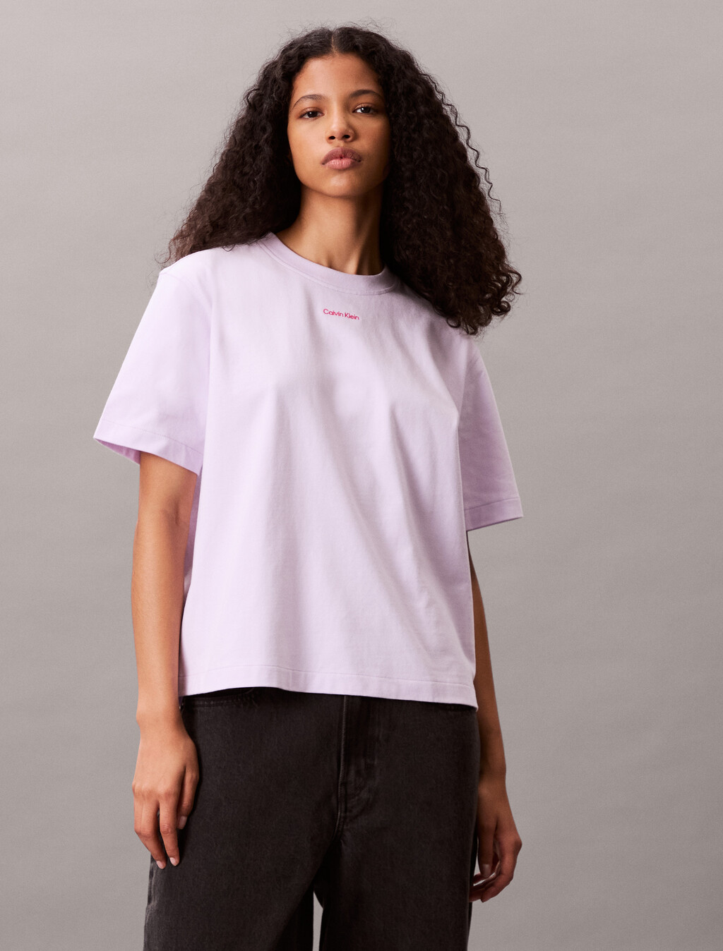 Relaxed Bold Logo Graphic T-Shirt, Lavender Blush, hi-res