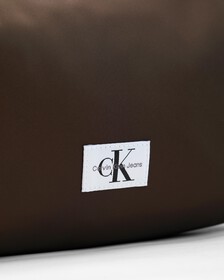 Nylon Chain Shoulder Bag 28Cm, DARK CHESTNUT, hi-res