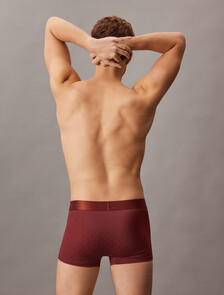 Low Rise Trunks - Micro Stretch Logo, TEENIE DELUSTER EMBLEM_FALL BERRY, hi-res