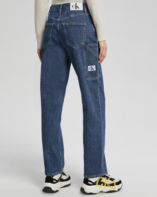 90S STRAIGHT BLUE STONEWASH UTILITY JEANS, Iconic Mid Blue, hi-res