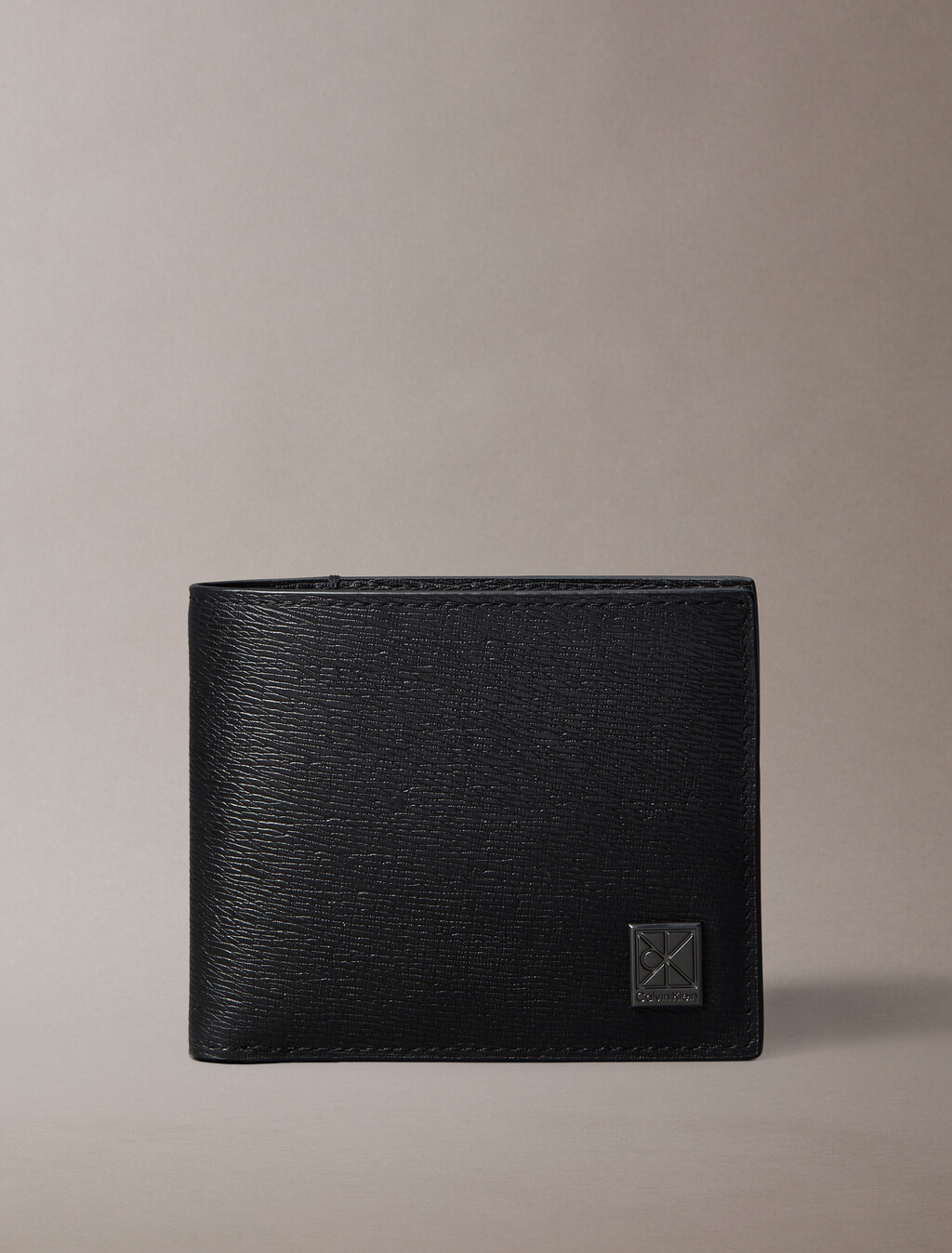 Emblem Logo Bifold Wallet, Black, hi-res