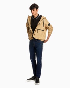 INFINITE FLEX BODY SKINNY JEANS, Dark Blue Dstr Tonal Logo, hi-res