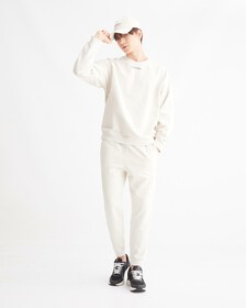 CK ATHLETIC SWEATSHIRT, CHALK, hi-res
