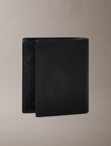 Refined Institutional Slim Billfold Wallet, Black, hi-res
