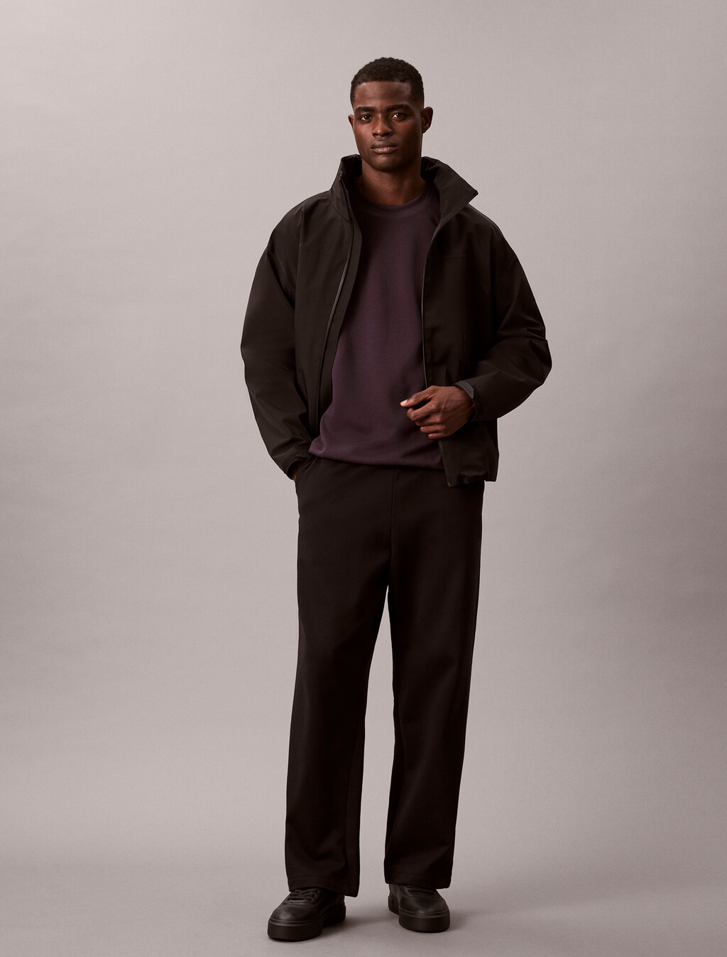 Cotton Pique Bungee Cord Tee, Evening Sunset, hi-res