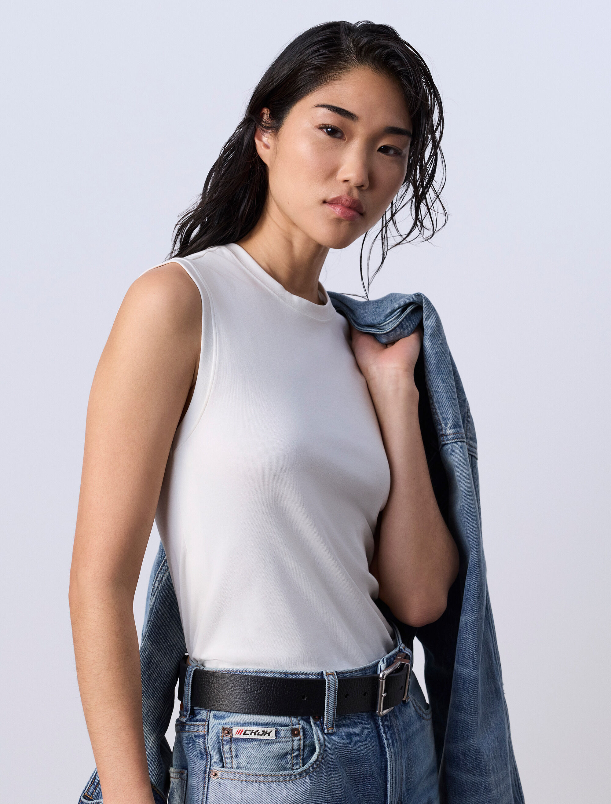 トップス   Jung Kook Muscle Tank Top Jung Kook for Calvin Klein Muscle Tank Top | natural | Calvin