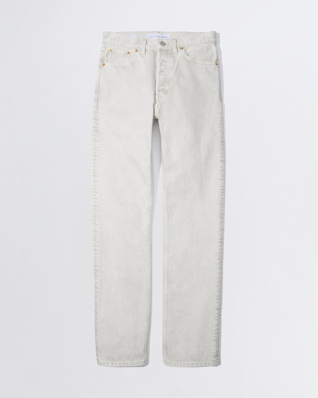 Standards Unbleached Marble Dye Straight Leg Jeans, Unbleached Marble Dye, hi-res