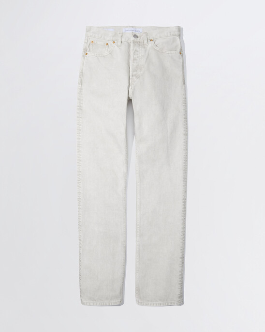 Standards Unbleached Marble Dye Straight Leg Jeans