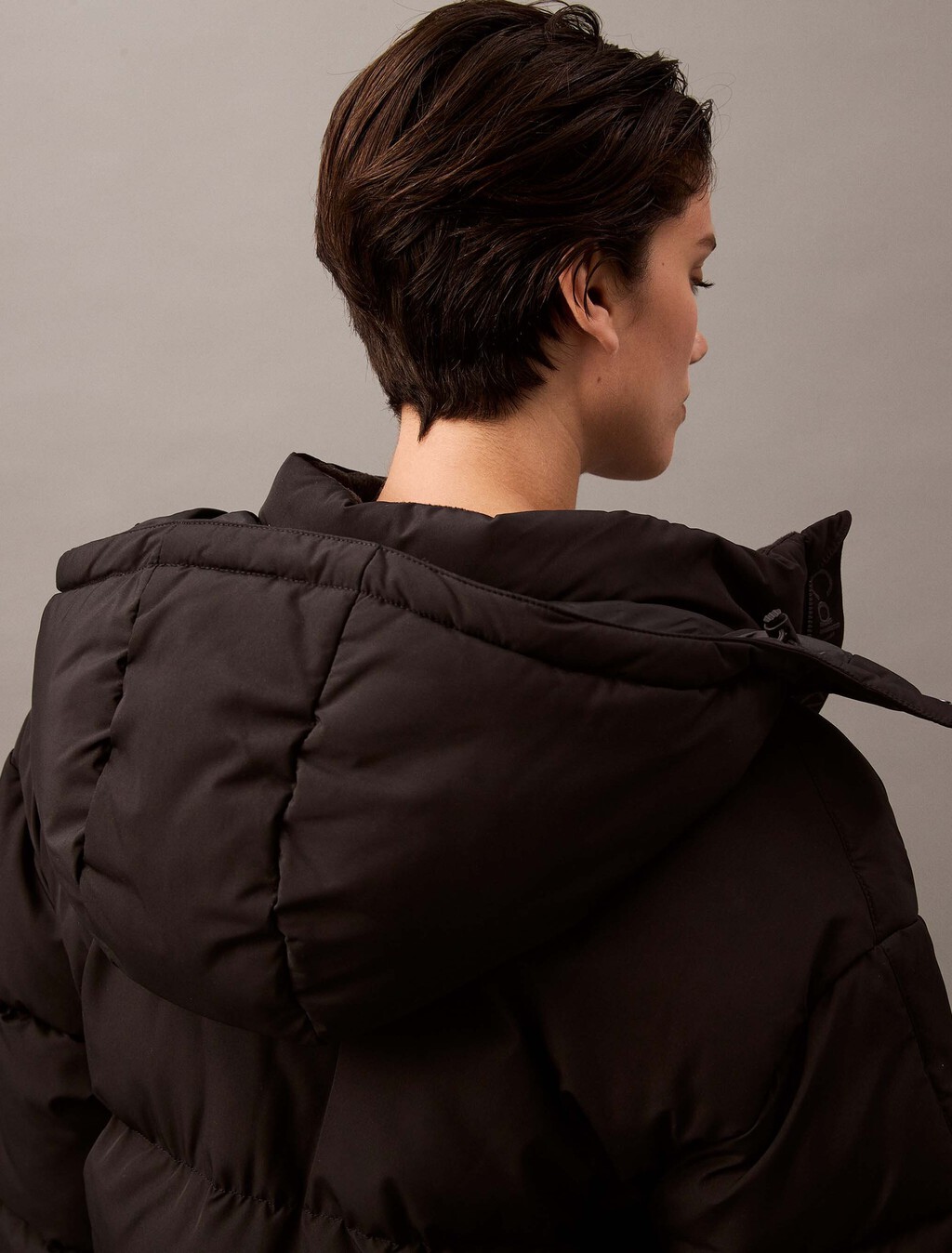 Classic Puffer Jacket, Black Beauty, hi-res