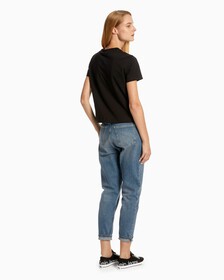 PEARLIZED MONOGRAM APPLIQUE TEE, Ck Black, hi-res