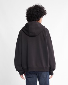 Monogram Zip Up Hoodie, CK BLACK, hi-res