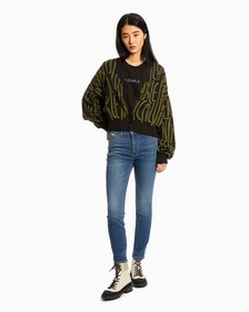 METALLIC INSTITUTIONAL SLIM TEE, Ck Black, hi-res