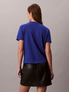 Script Logo Graphic Slim T-Shirt, Cobalt, hi-res