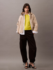 CK Crest Boxy Pocket Tee, Warm Olive, hi-res
