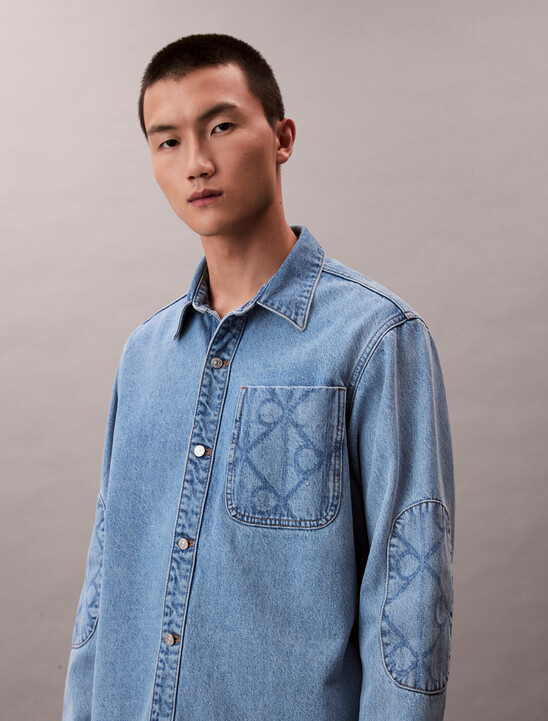CK Emblem 90s Denim Overshirt