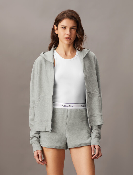 Icon Cotton Terry Zip Sleep Hoodie