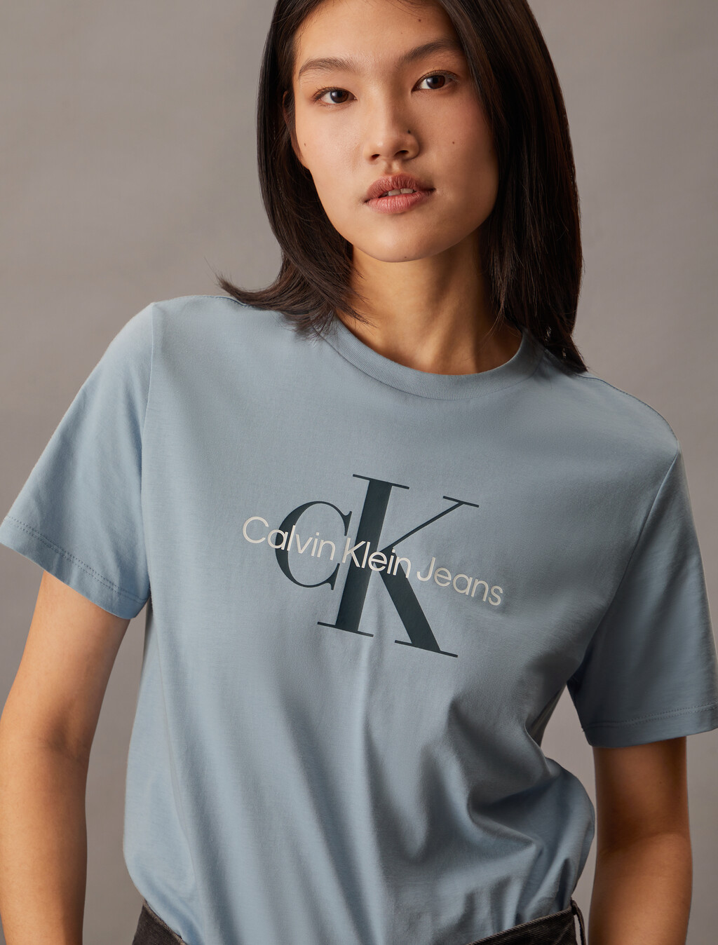 Monogram T-shirt, Forever Blue, hi-res