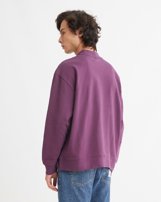 UNISEX RELAXED COTTON TERRY SWEATSHIRT