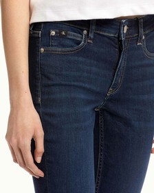 Core Mid Rise Skinny Ankle Jeans, Dark Blue, hi-res
